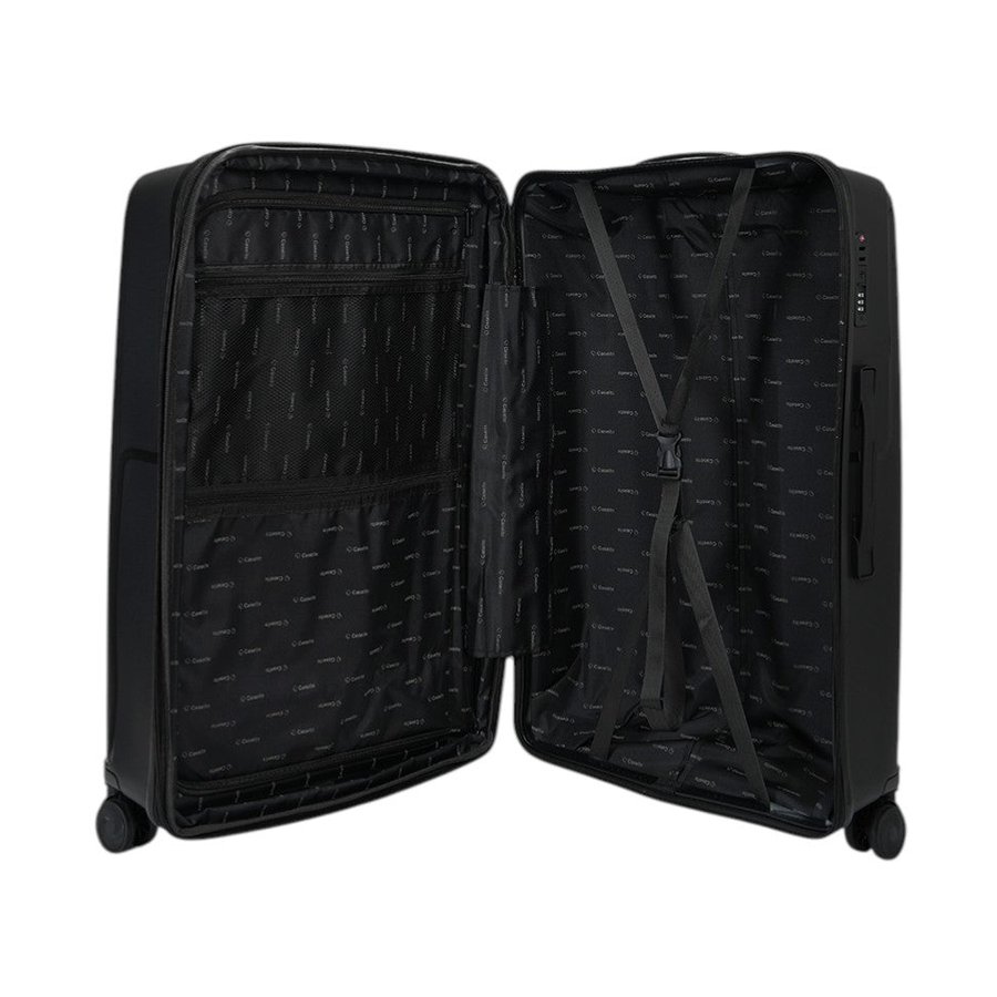 Caselite Aero 56cm & 75cm Hardside Luggage Set Black Black