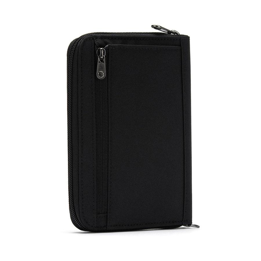 Pacsafe RFIDsafe Compact Travel Organiser Jet Black Jet Black