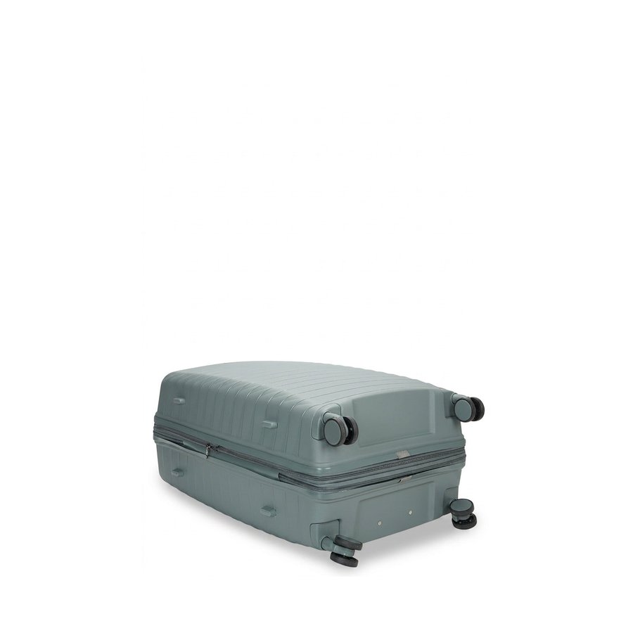 Caselite Expedition 75cm Hardside Checked Suitcase Grey Green Grey Green