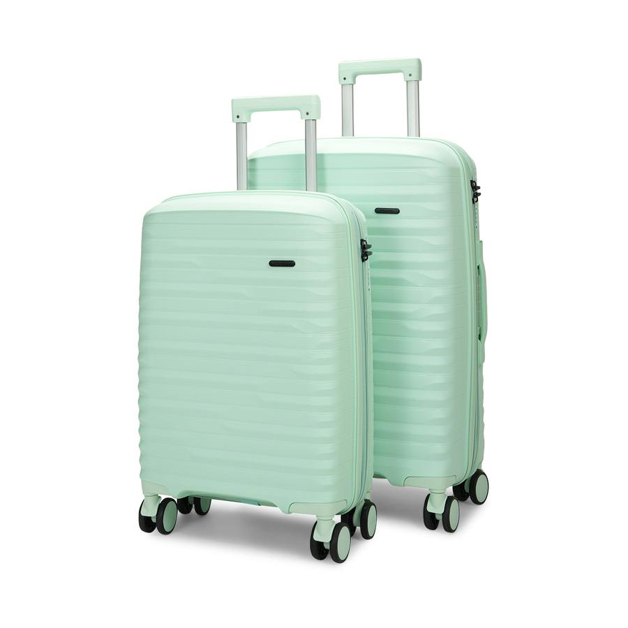 Nomad Discover 56cm & 65cm Hardside Luggage Set Mint Mint