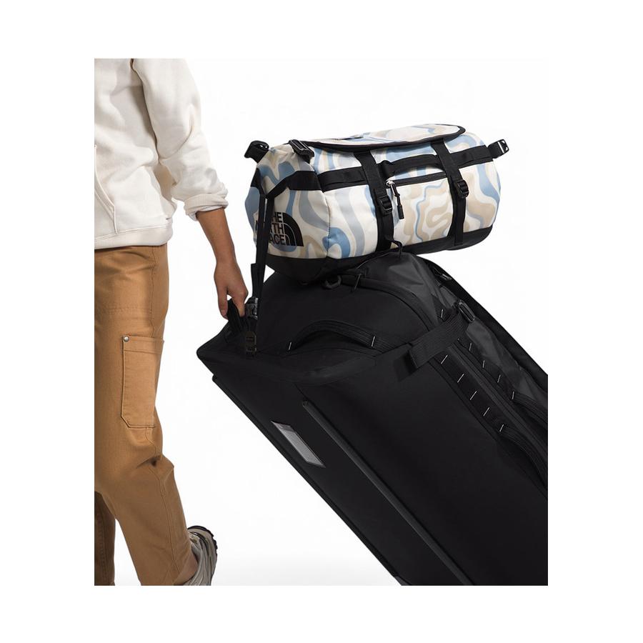 The North Face Base Camp Rolling Thunder 92cm Checked Suitcase Black Black