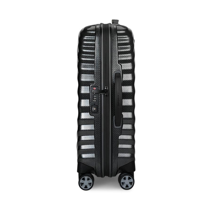 Samsonite Lite-Shock Sport 55cm CURV Carry-On Suitcase Black Black