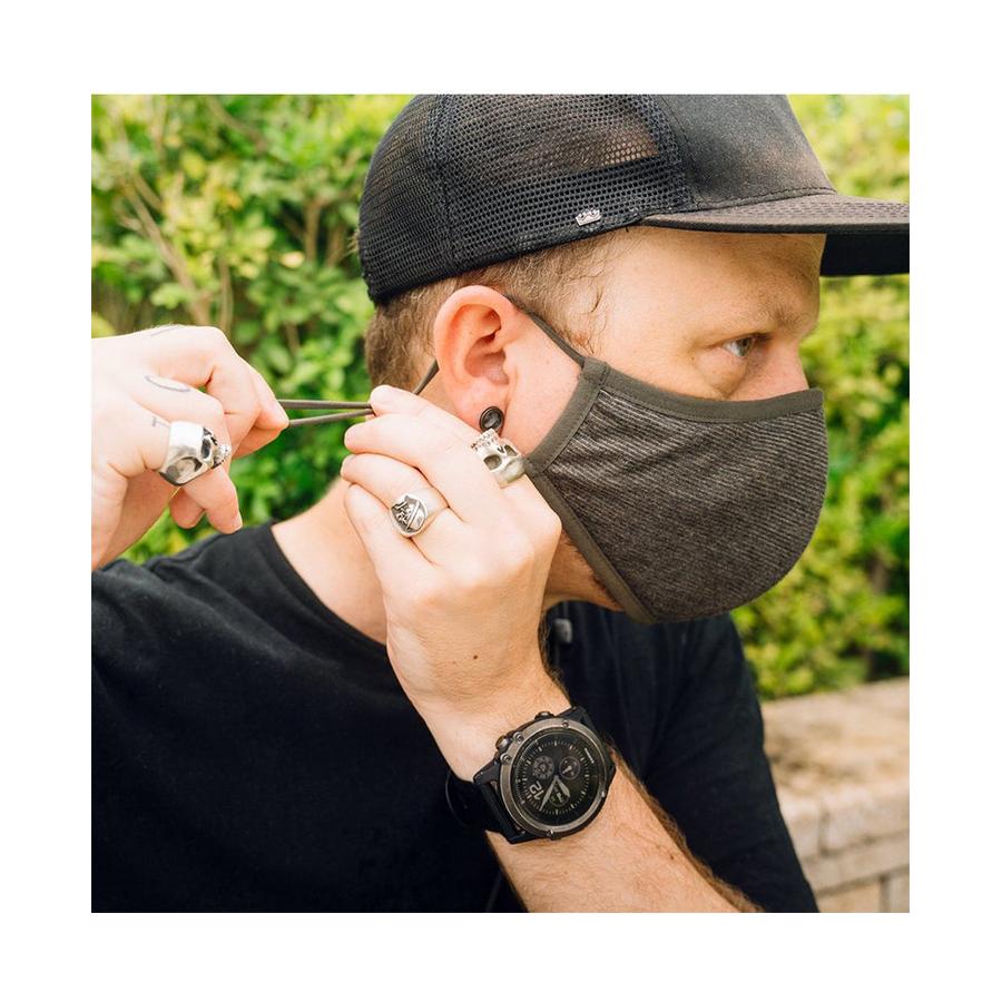 Pacsafe Protective & Reusable Silver Ion Face Mask Grey Large