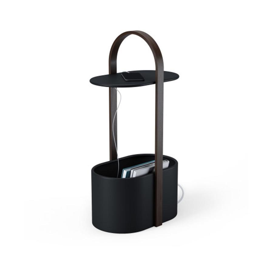 Umbra Bellwood Storage Table Black/Walnut Black/Walnut