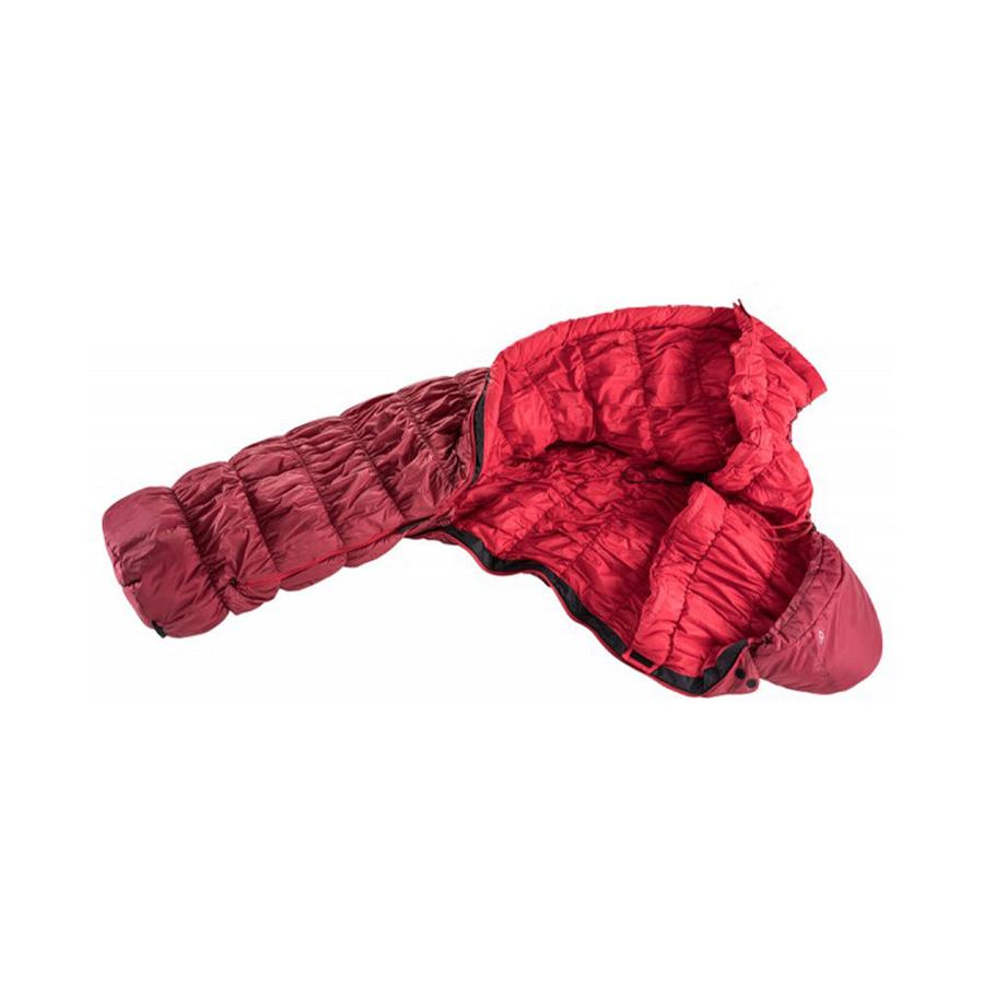 Deuter Exosphere -6° Right Zip Sleeping Bag Cranberry Fire Cranberry Fire