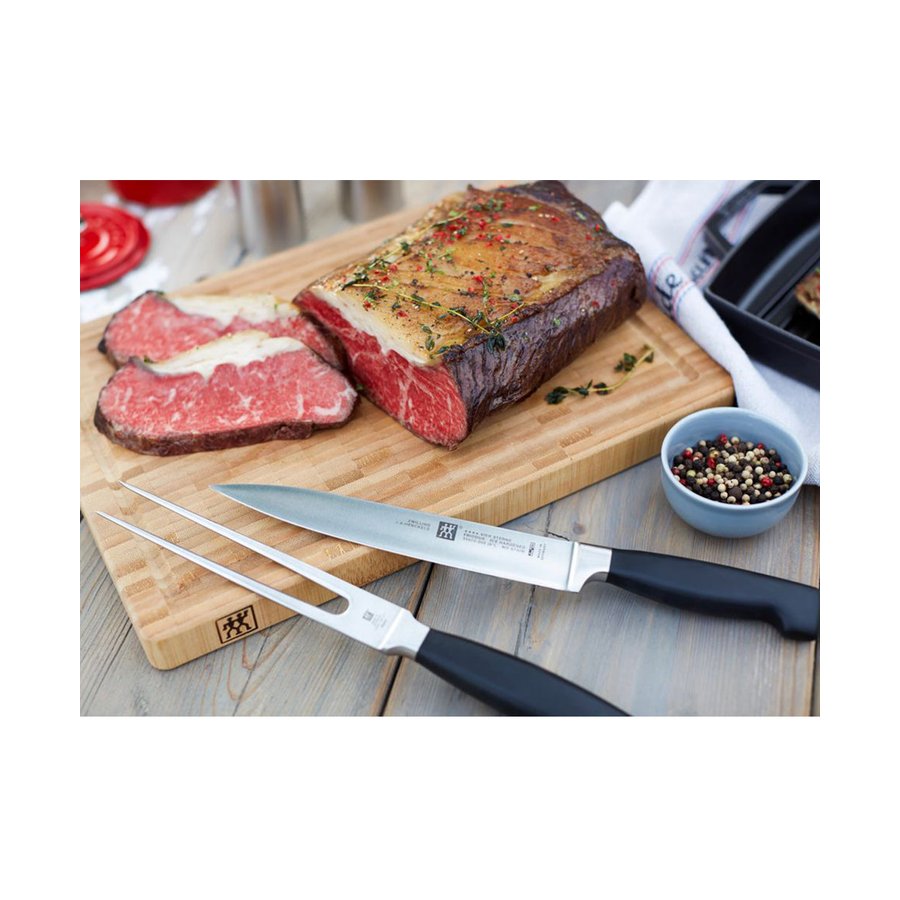Zwilling Four Star Carving 2 Piece Set Black Black