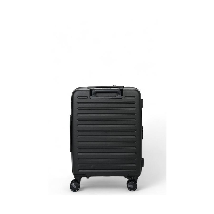 Samsonite Restackd 55cm Easy Access Carry-On Suitcase Black Black