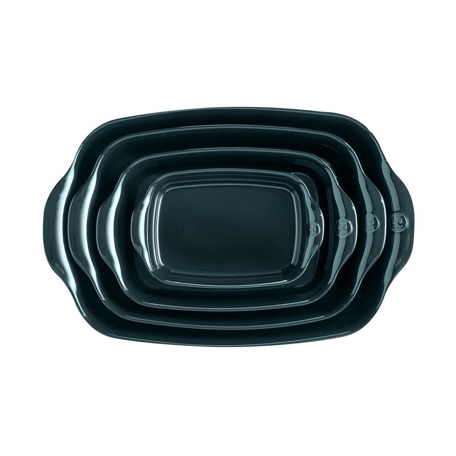 Emile Henry Medium Rectangular Oven Dish Blue Ocean Blue Ocean