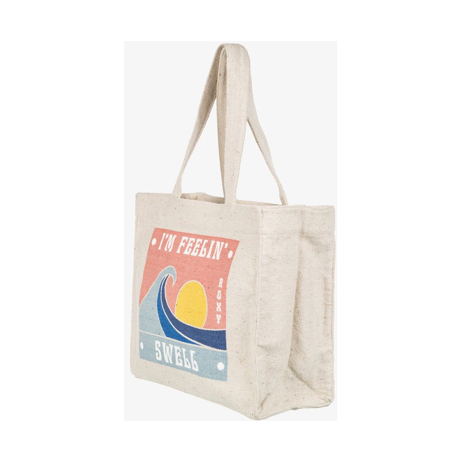 Roxy Women's Drink The Wave Tote Bag Tapioca Tapioca