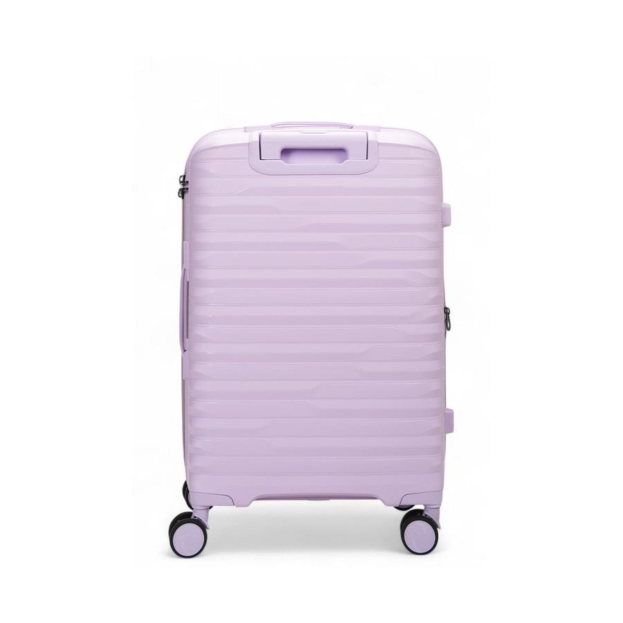 Nomad Discover 65cm Hardside Checked Suitcase Light Purple Light Purple