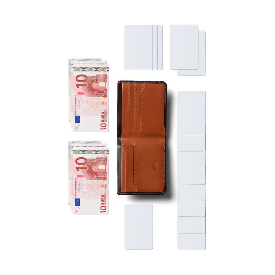 Bellroy RFID Hide & Seek HI Leather Wallet Java Java