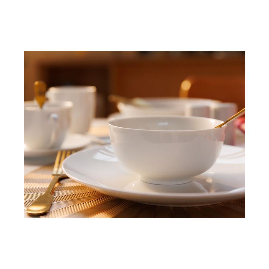 Mikasa Chalk 14cm Porcelain Cereal Bowls (Set of 4) White White