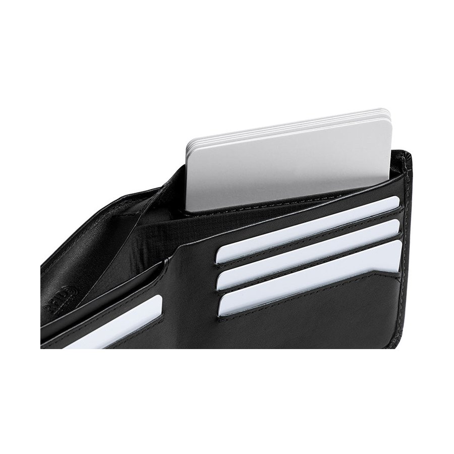 Bellroy RFID Hide & Seek HI Leather Wallet Black Black