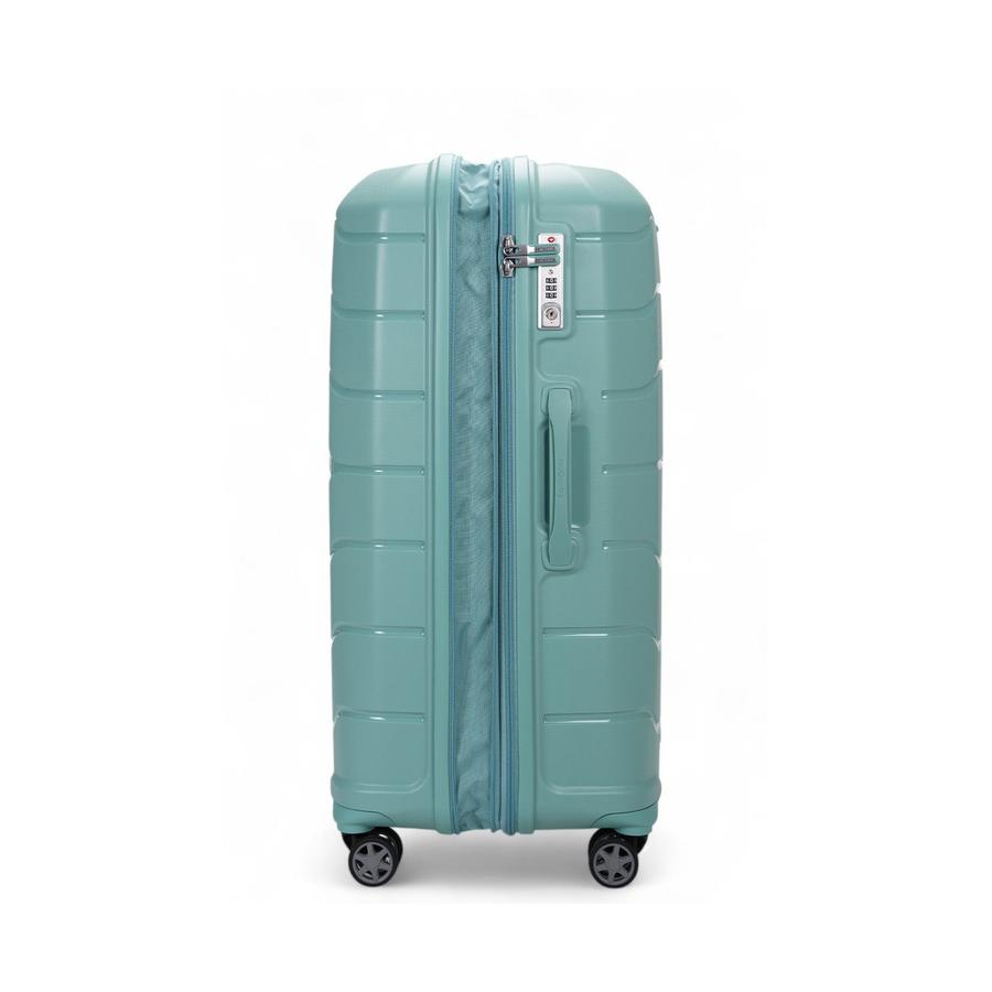 Samsonite Oc2lite 75cm Hardside Checked Suitcase Aqua Aqua