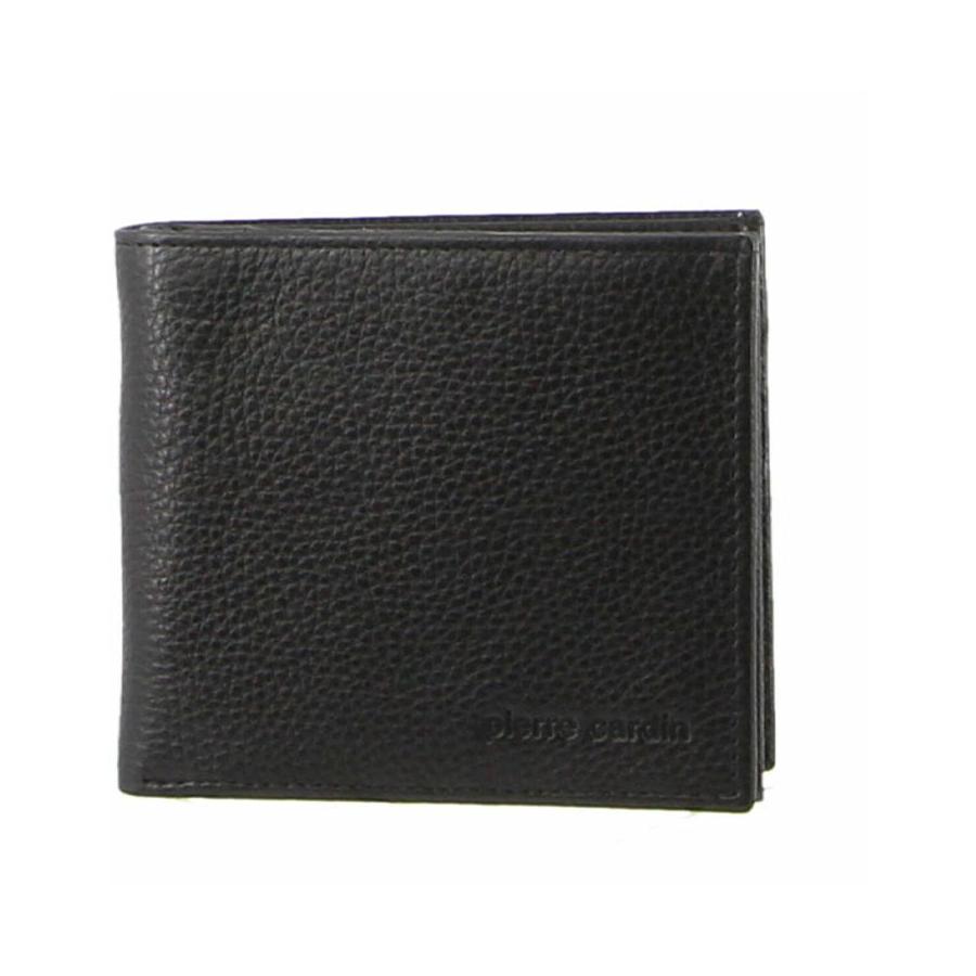 Pierre Cardin Hugo Men's Italian Leather RFID Wallet Black Black