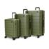 Explorer Arlo Pro 52cm Front Access, 65cm & 75cm Hardside Luggage Set Evergreen