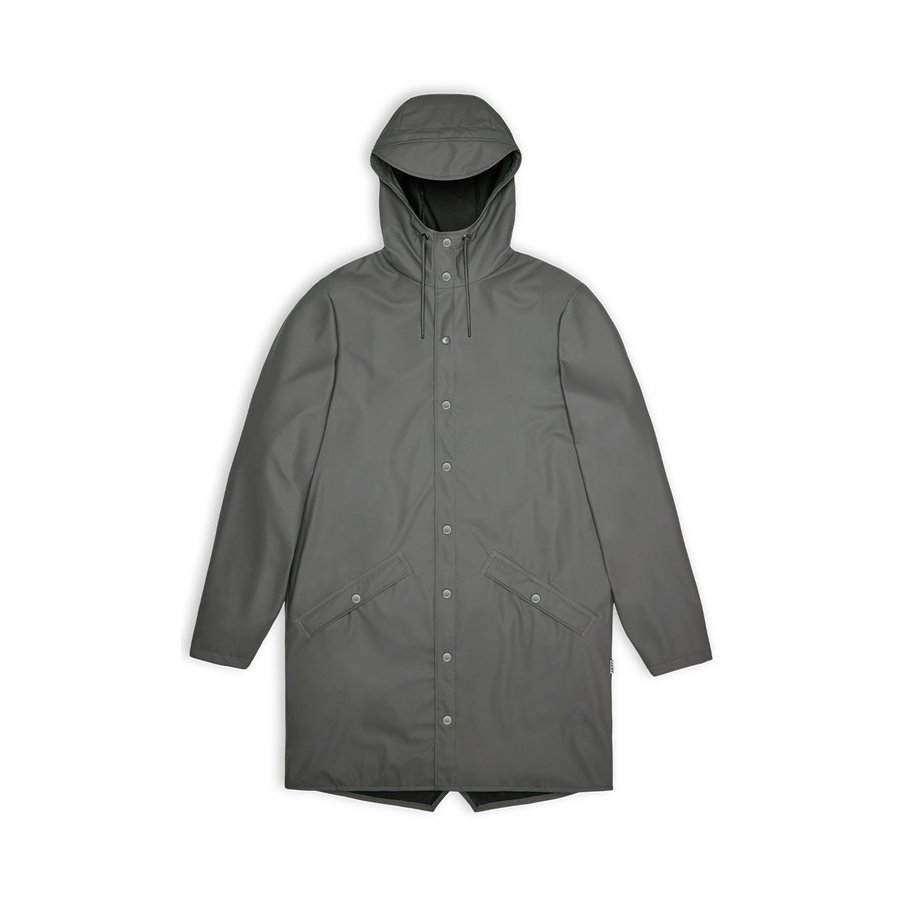 Rains Long Jacket Grey S