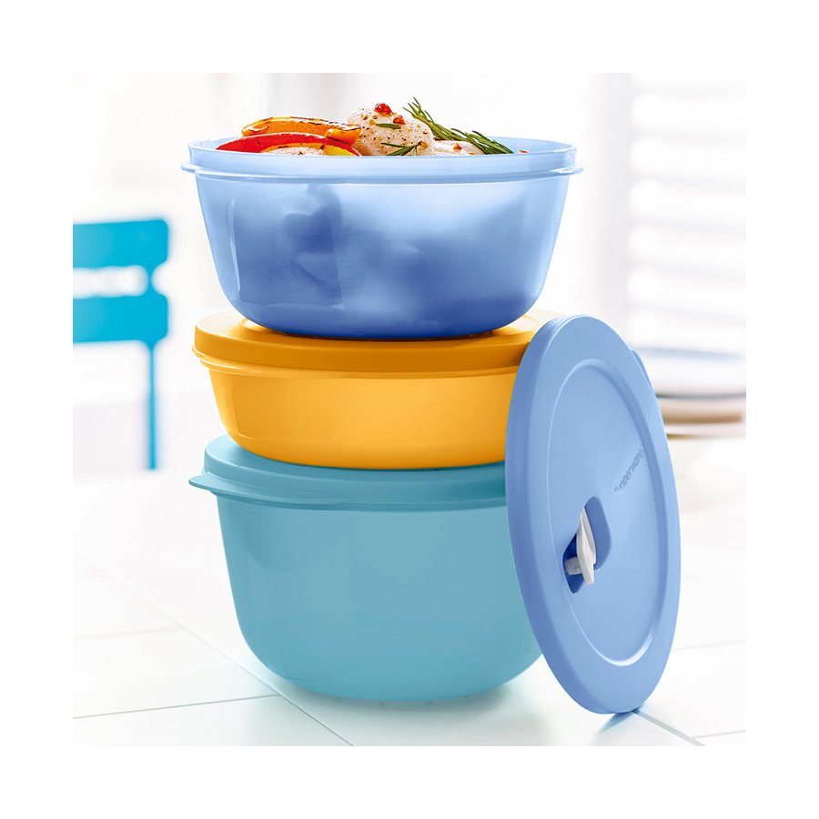 Tupperware Store, Serve, Go Large Container Set (3 Piece) Multi Coloured Multi Coloured