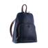 Milleni Anya Women's Leather Twin Zip Backpack Indigo/Chestnut