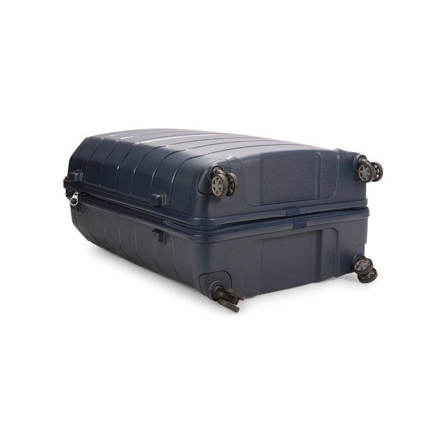 Samsonite Oc2lite 81cm Hardside Checked Suitcase Navy Navy
