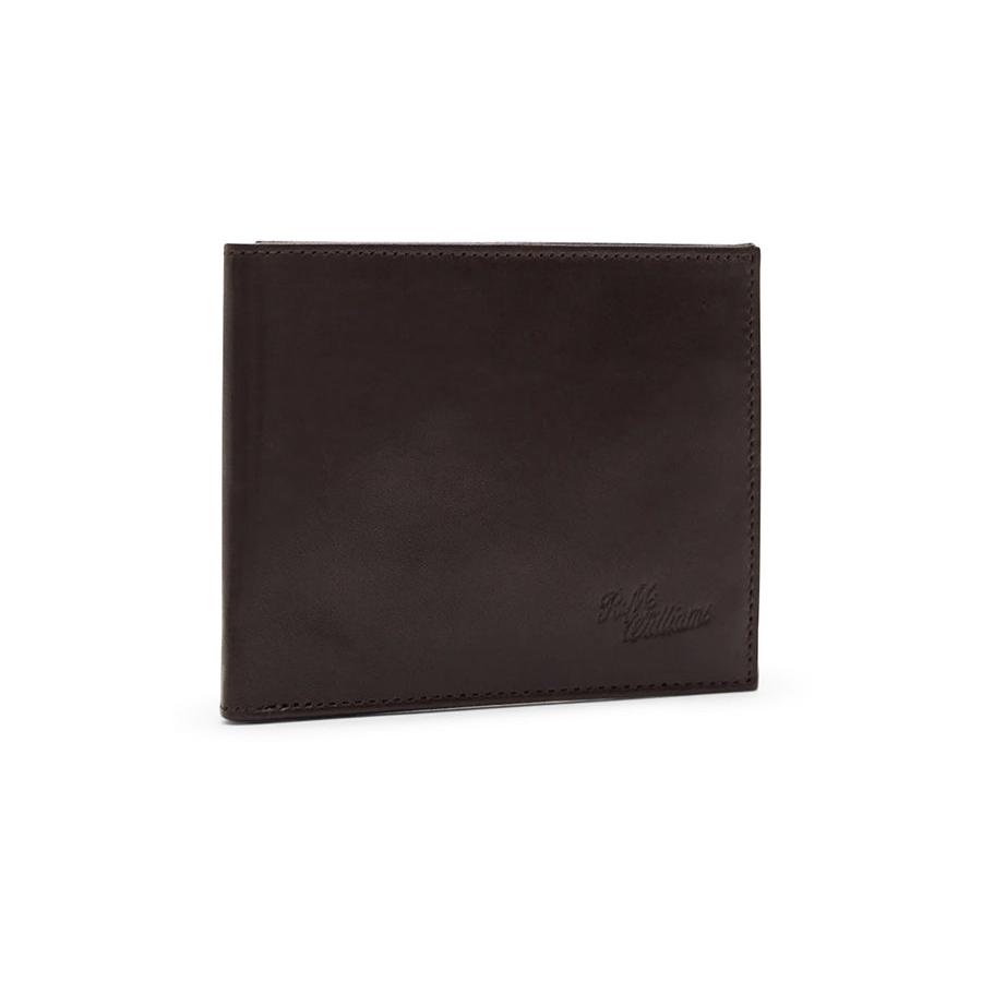 RM Williams Singleton Bifold Wallet Dark Brown Dark Brown