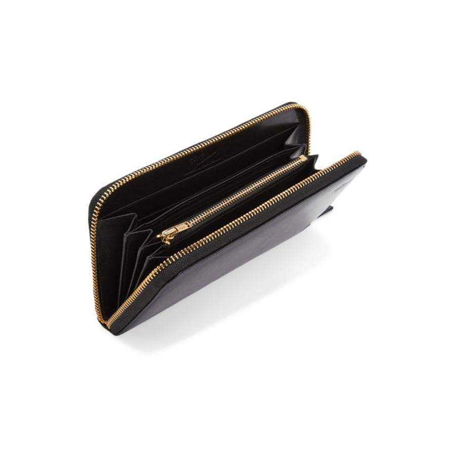 RM Williams Singleton Zip Wallet Black Black