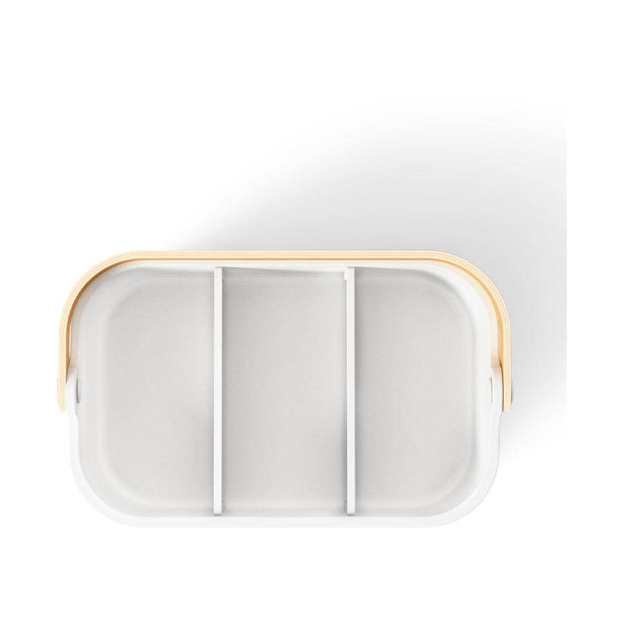 Umbra Bellwood Small Stackable Bin White/Natural White/Natural