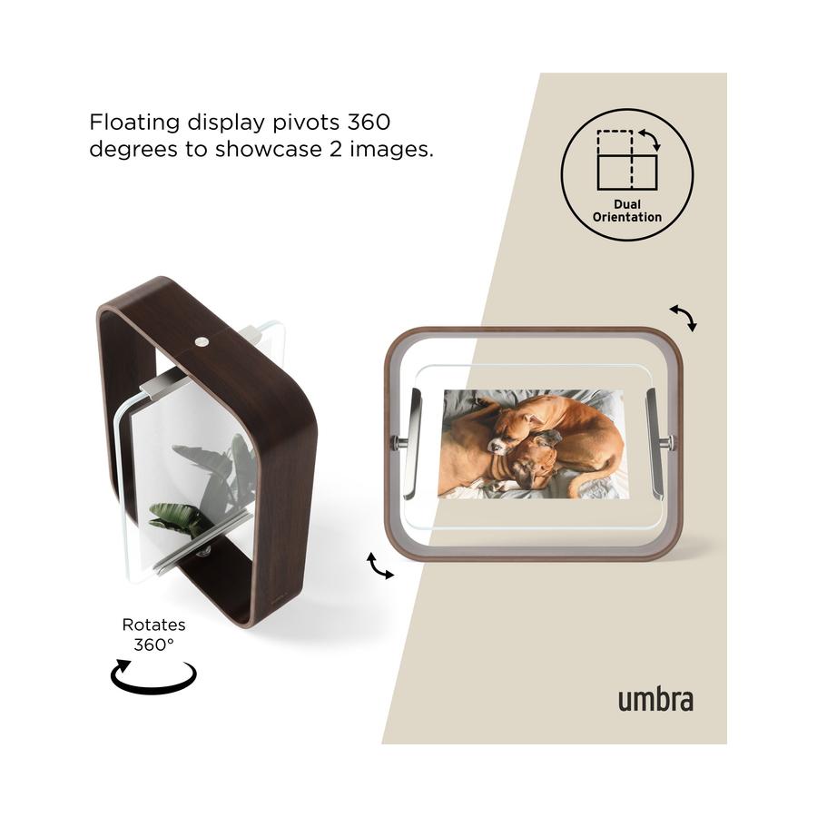 Umbra Bellwood Picture Frame - 13 x 18cm Aged Walnut Aged Walnut