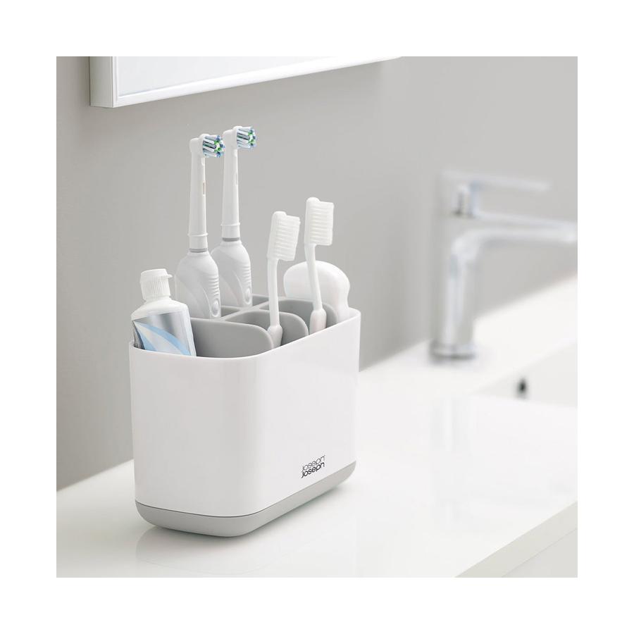 Joseph Joseph EasyStore Large Toothbrush Caddy Grey Grey