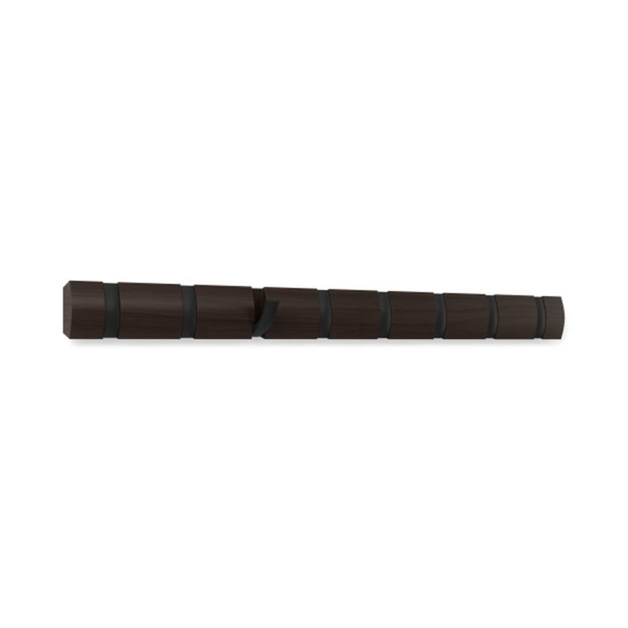 Umbra Flip 8 Wall Mounted Hook Black/Walnut Black/Walnut