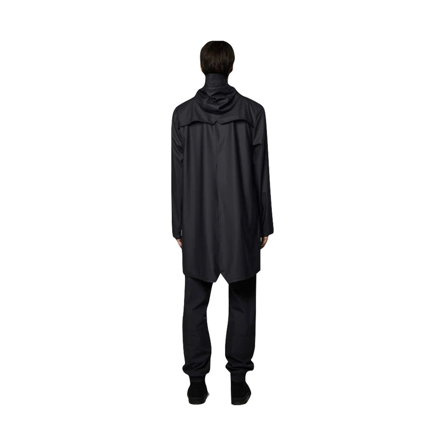 Rains Long Jacket Black L