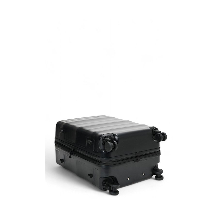 Explorer Luna-Air 63cm Hardside Checked Suitcase Black Black