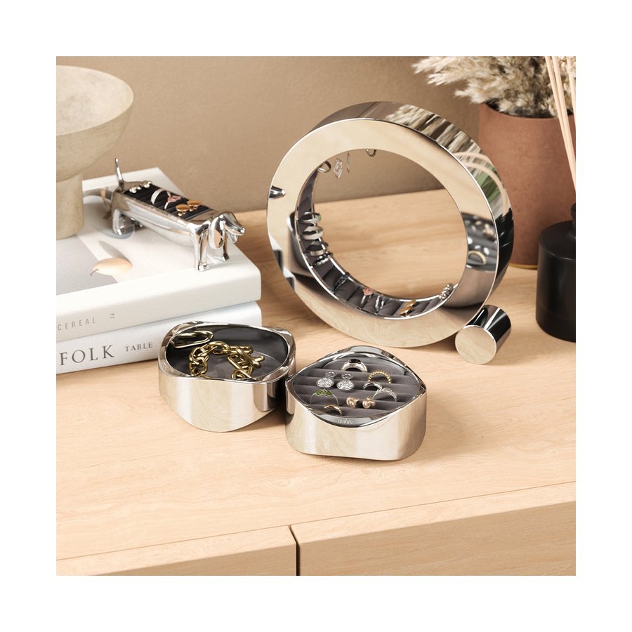 Umbra Wavy Jewellery Organiser Chrome Chrome