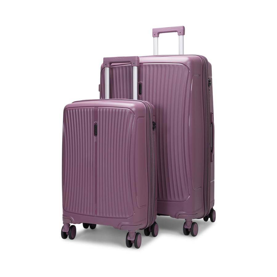 Nomad Quest 56cm & 75cm Hardside Luggage Set Purple Purple