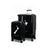 Caselite NZ Map 56cm & 77cm Hardside Luggage Set Black