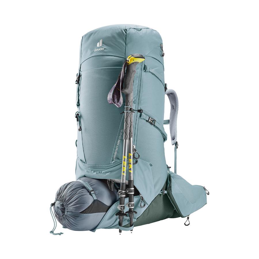 Deuter Aircontact Core 65+10 SL Trekking Backpack Shale-Ivy Shale-Ivy