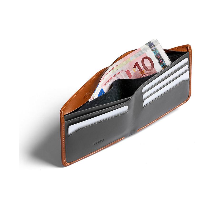 Bellroy RFID Hide & Seek HI Leather Wallet Caramel Caramel