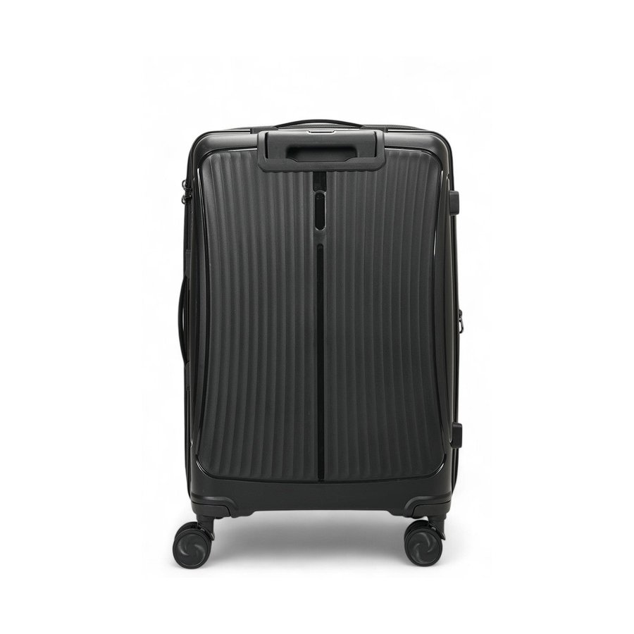 Caselite Quest 56cm & 65cm Hardside Luggage Set Black Black
