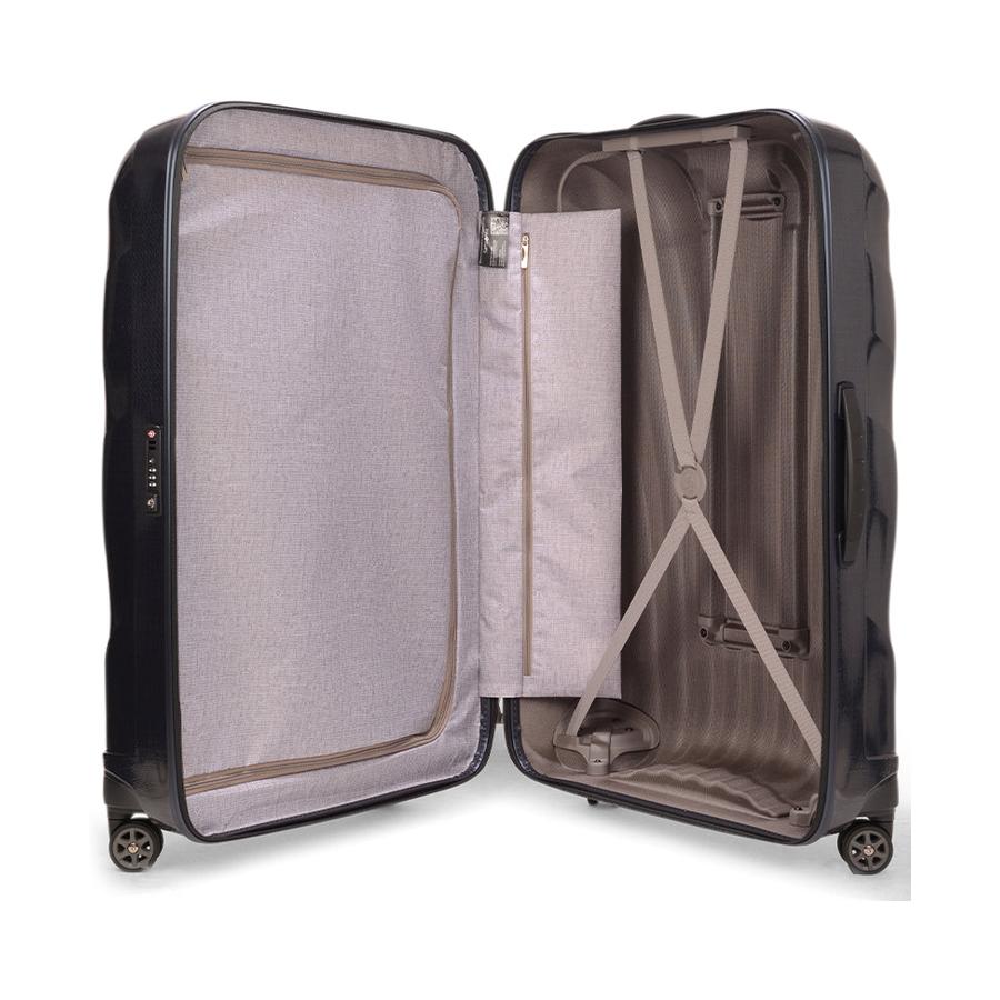 Samsonite C-Lite 81cm CURV Checked Suitcase Midnight Blue Midnight Blue