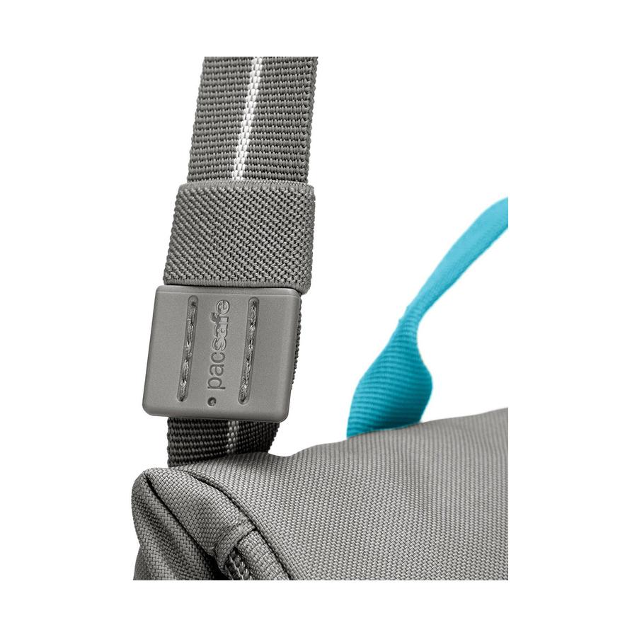 Pacsafe GO Anti-Theft Recycled Saddle Crossbody Bag Stone Stone