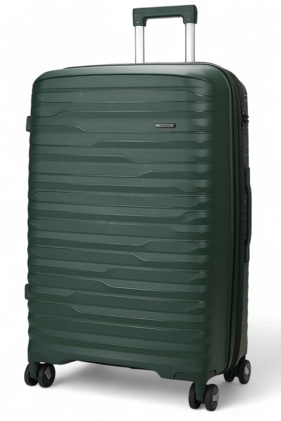Nomad Discover 75cm Hardside Checked Suitcase Forest Green