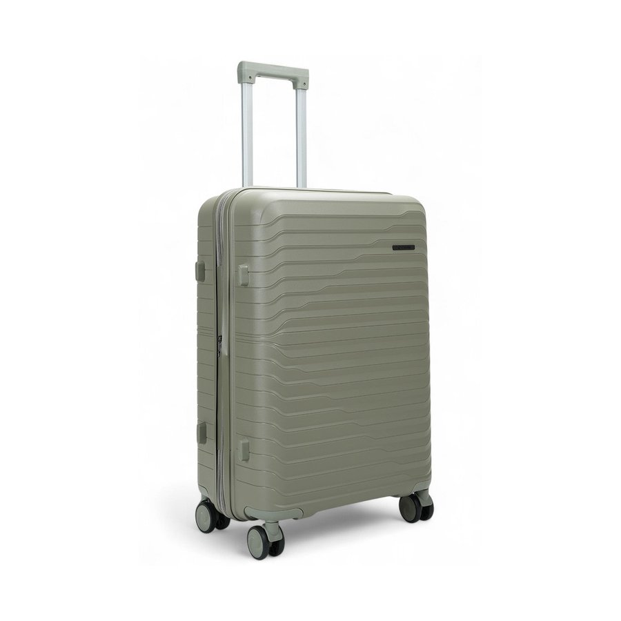 Caselite Summit 65cm Hardside Checked Suitcase Moss Moss