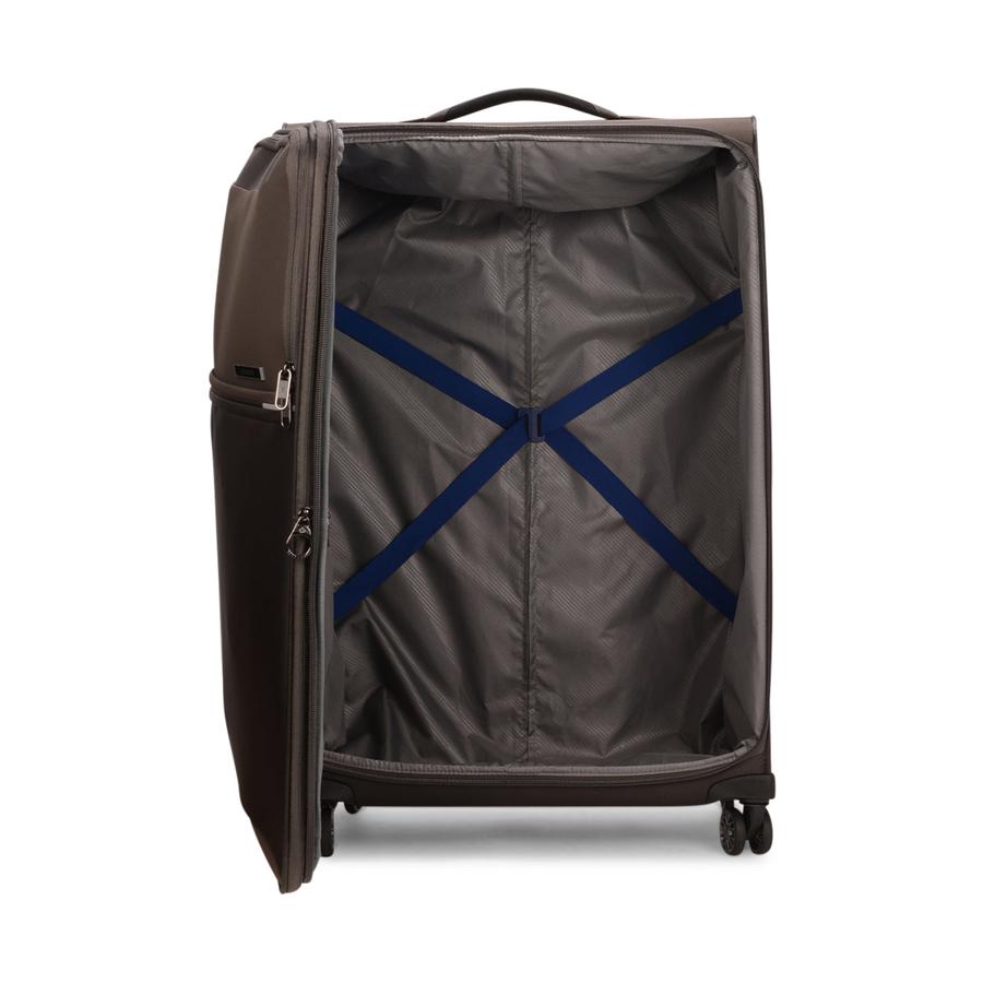 Samsonite 73H 78cm Softside Checked Suitcase Platinum Grey Platinum Grey