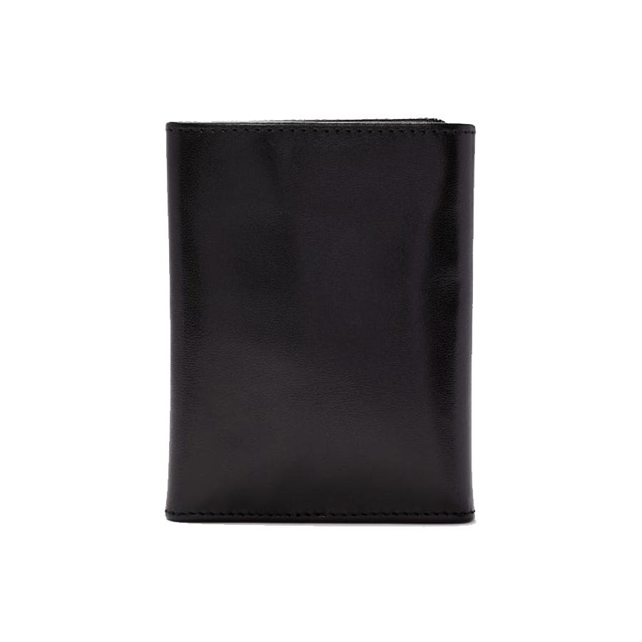 RM Williams Small Tri-Fold Wallet Black Black