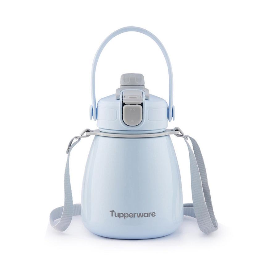 Tupperware Thermal Potbelly 1L Flask Blue Mist Blue Mist