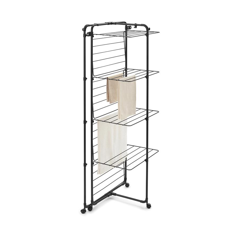 Brabantia Hangon Tower Drying Rack 30m Matte Black Matte Black