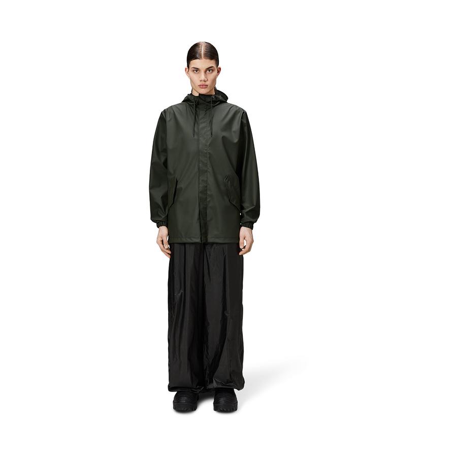 Rains Fishtail Jacket Green L