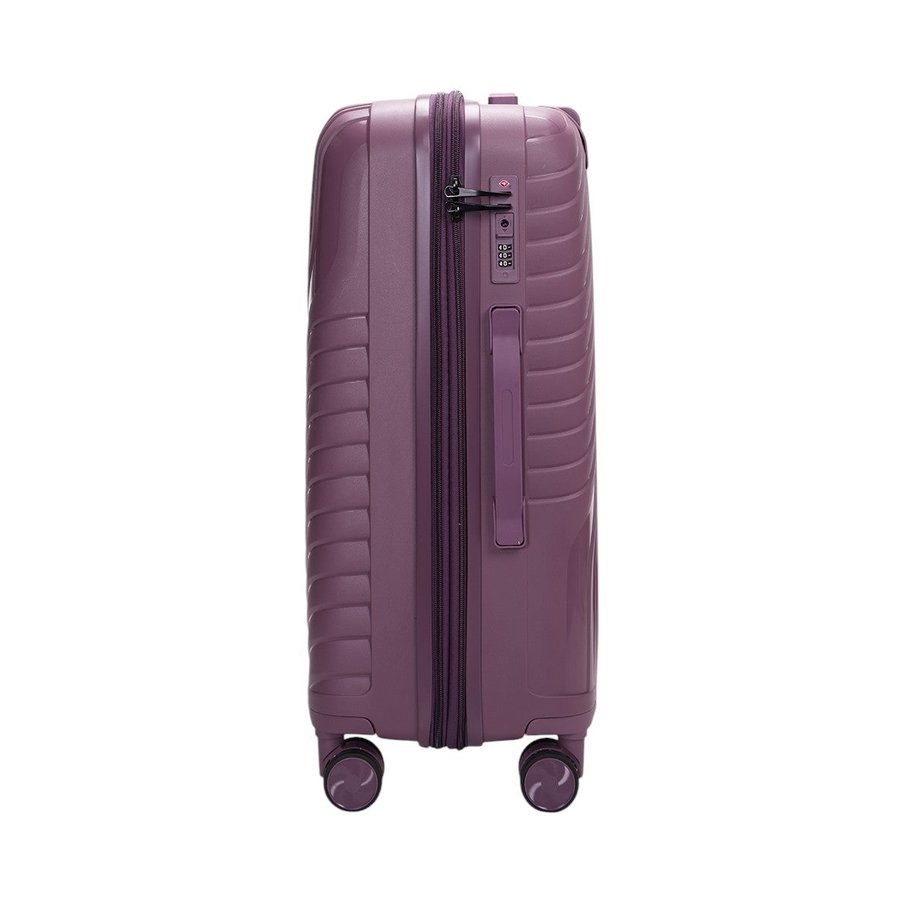 Nomad Journey 66cm Hardside Checked Suitcase Purple Purple