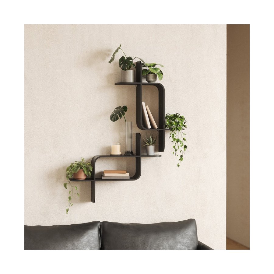 Umbra Montage Shelf Black Black