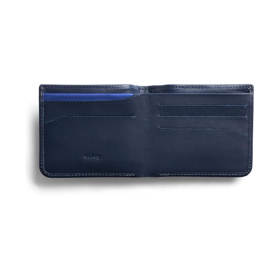 Bellroy RFID Hide & Seek HI Leather Wallet Navy Navy